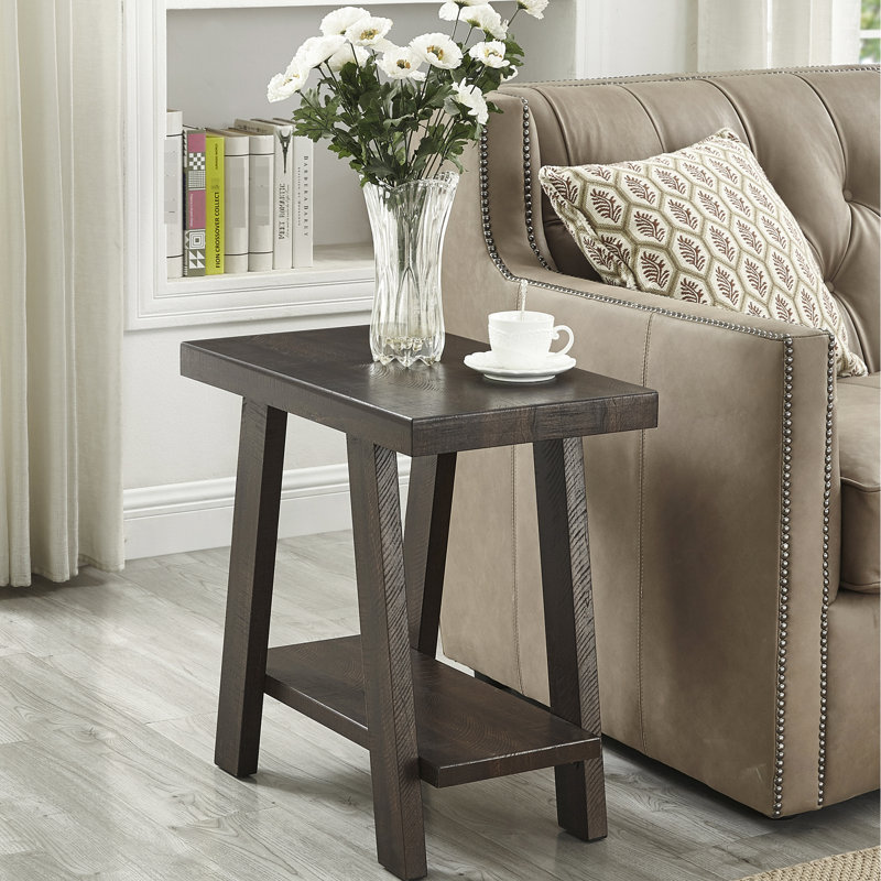 Table d'appoint Modern Wood, Brun