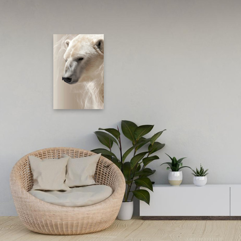 Ours polaire éthéré, 24" H x 16" W