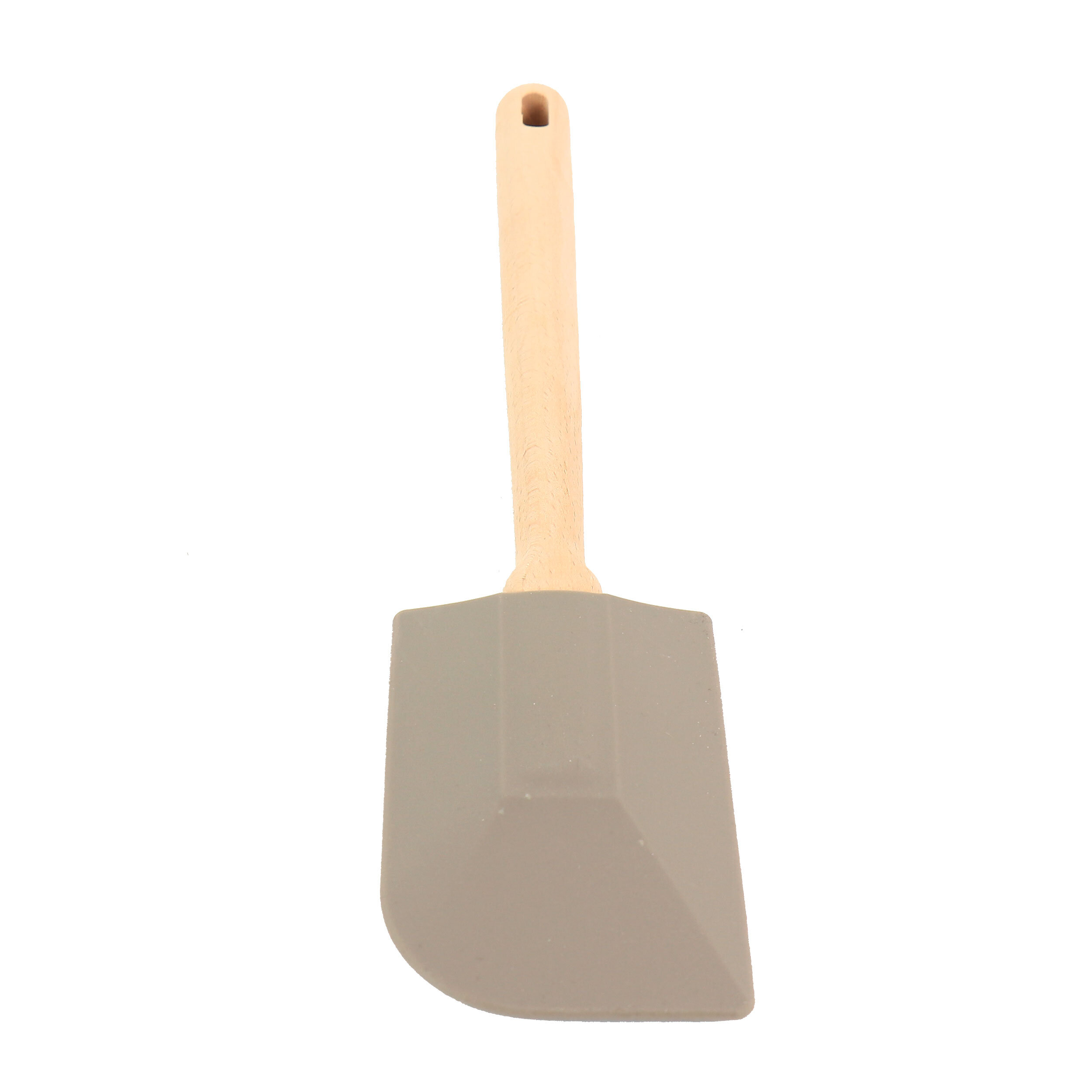 Martha Stewart Beech Wood Silicone Spatula in Gray