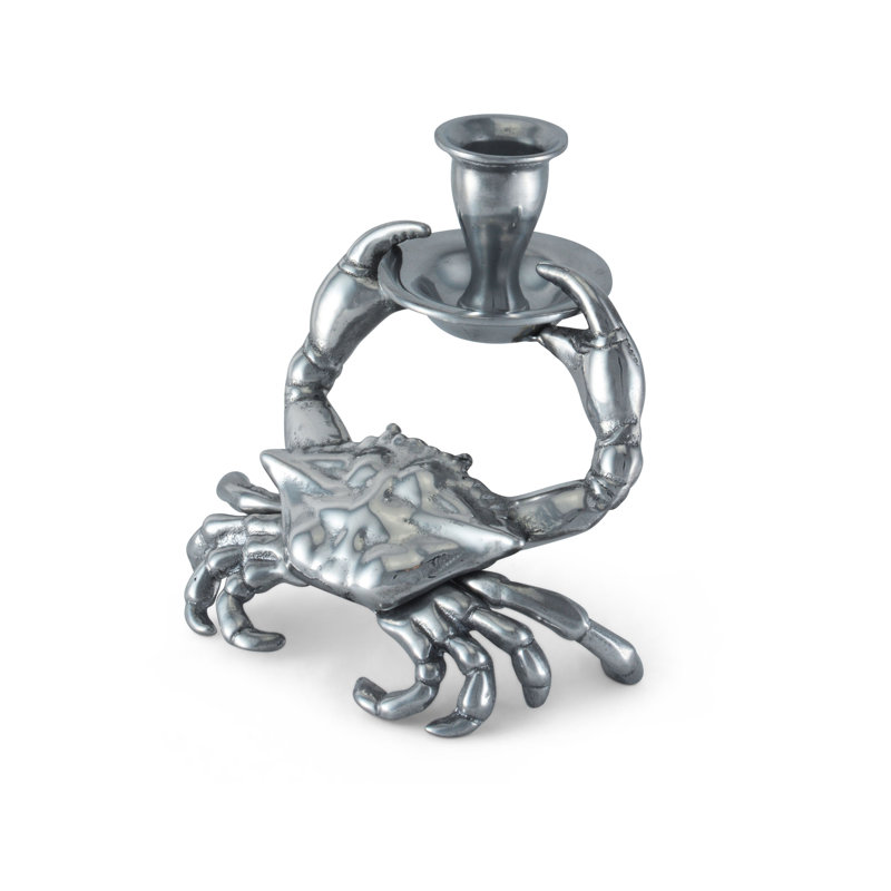 Bougeoir de table en métal Sea and Shore 5,5 po
