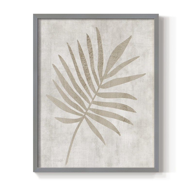 Paix paisible I, reproduction encadrée - bois massif, Gris, H 10 po x l 8 po
