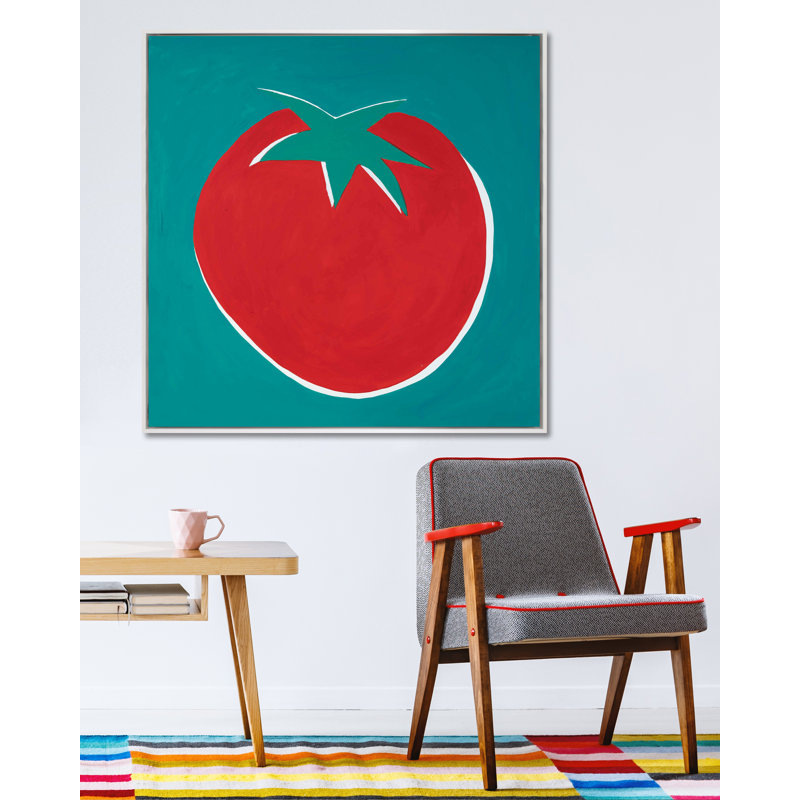 Fruit Salad 2 Print, White Framed, 31" H x 31" W