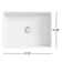 Verticyl 17" Rectangular Under-Mount Bathroom Sink with Overflow Drain