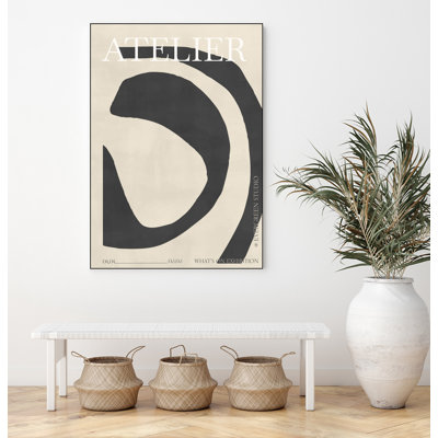 L'atelier' Framed Canvas