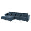 Canapé modulaire en U 131 po avec deux repose-pieds-915185896
