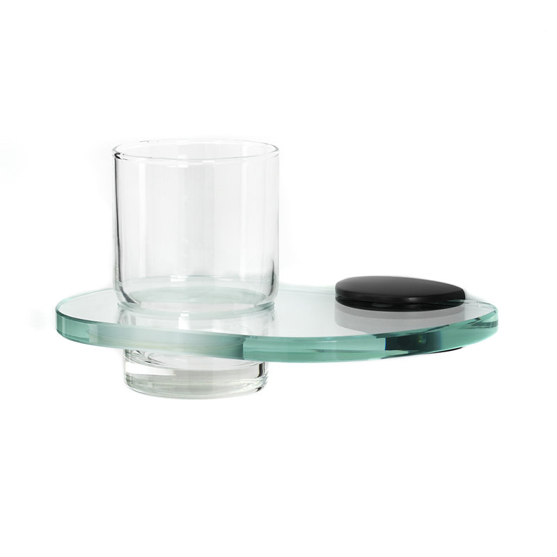 Polished Brass Euro Tumbler Holder with Tumbler