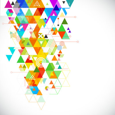 Abstract Geometric Bochure - Wrapped Canvas Print