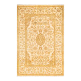 Classic One-of-a-Kind 4' 1" X 6' 2" Hand Knotted Area Rug