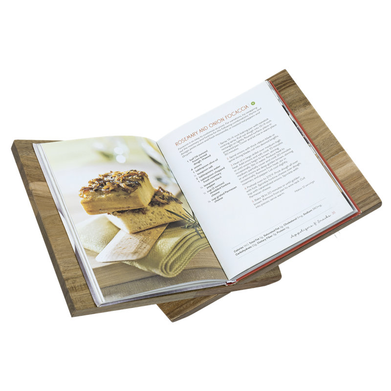 Acacia Countertop Kitchen Cook Book Stand