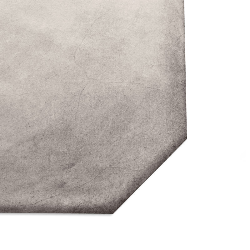 Laverton Octagon W/Taco 7-7/8 In. X 7-7/8 In. Porcelain Floor And Wall Tile, Light Gray/White