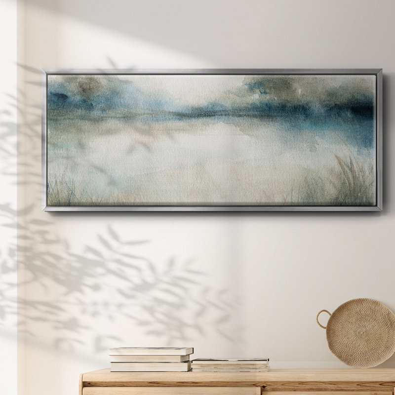Still Evening Waters I- Framed Canvas