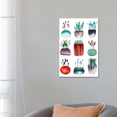 Tiny Collection 1 Piece Wrapped Canvas Painting