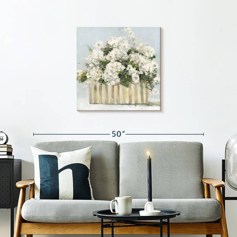 Harnek Sweet Hydrangeas, 24" H x 24" W
