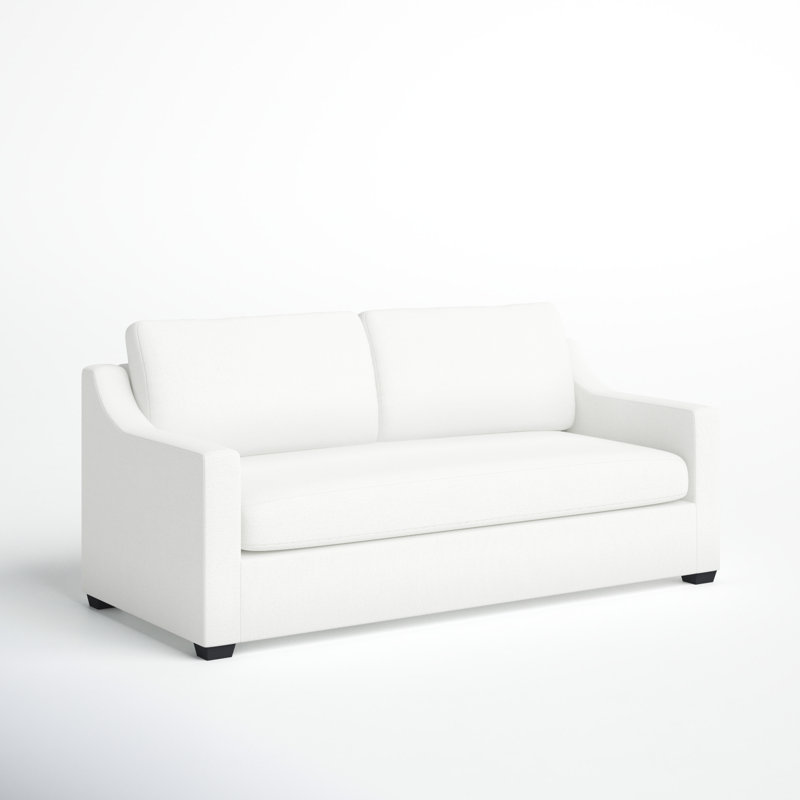 Cranbrook 88'' Upholstered Sofa, Bayou Off White Canvas