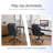 25.6 Inch Adjustable Armrest Dual Purpose Leg Swivel Office Chair With Spikes-749801910