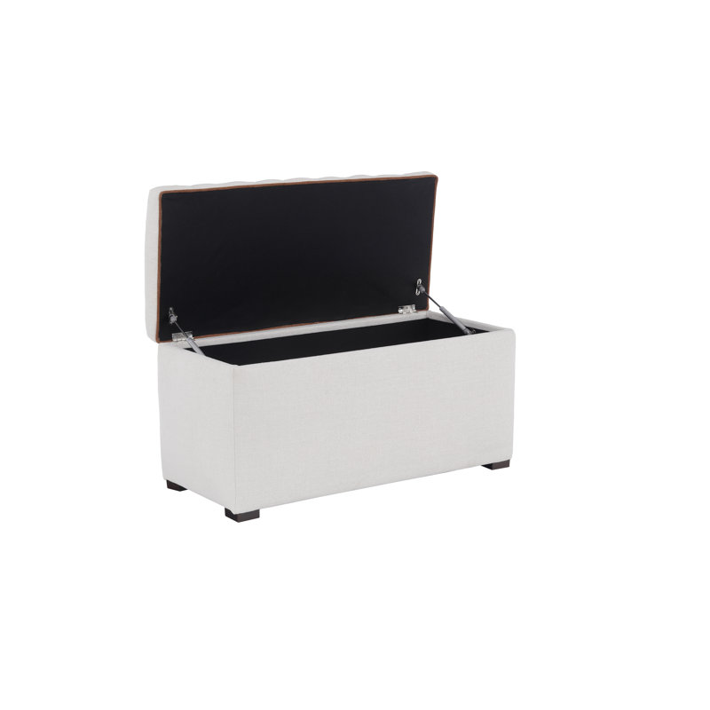 Banc de rangement Angela, Porcelaine