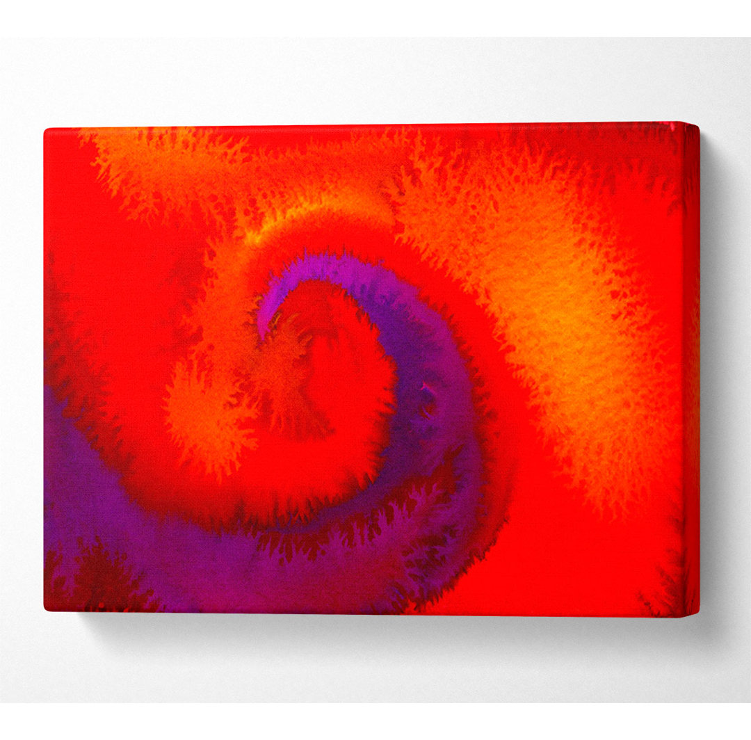 Twisted Intent Purple - Leinwanddrucke auf Wrapped Canvas