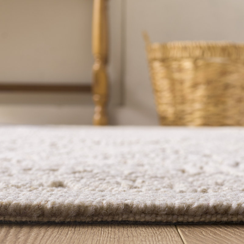 Tapis damassé en laine et en coton touffeté à la main Martha Stewart, Rectangle 9 po x 12 po