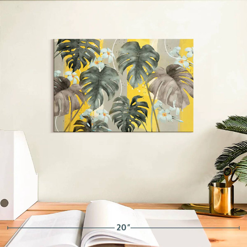 Harnek Monstera Design, 8" H x 12" W