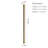 Barde Slender Sideway Outdoor Hardwired Bar Wall Sconce with LED Light Source-289242121