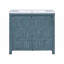 Petit ensemble de meuble-lavabo de style vintage 36 "avec lavabo en céramique, 2 portes à fermeture douce-1159052859