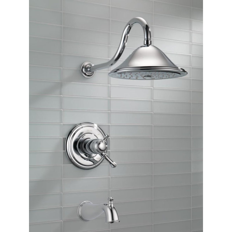 Cassidy™ Thermostatic Tub and Shower Faucet, Chrome