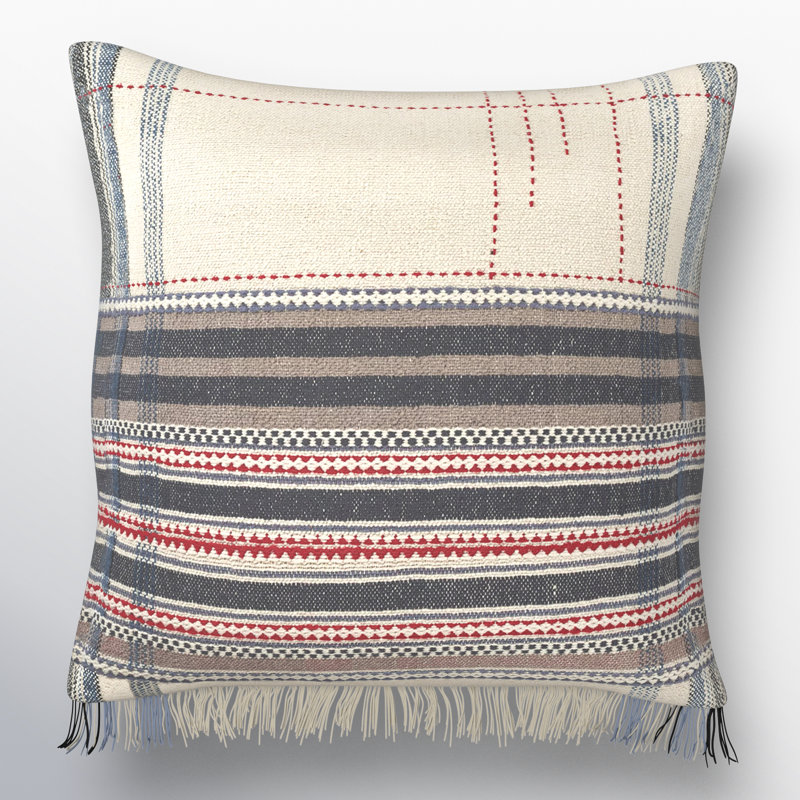 Keirnan Square Pillow Cover & Insert, Down