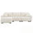 L-Shaped Sectional Sofa With Movable Ottoman-770366728