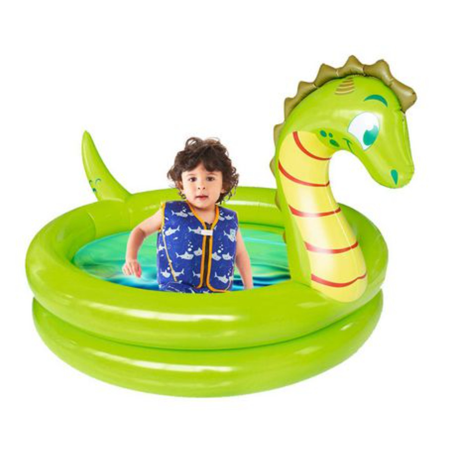 Splash Buddies Inflatable Ring Pool- Dinosaur Wayfair