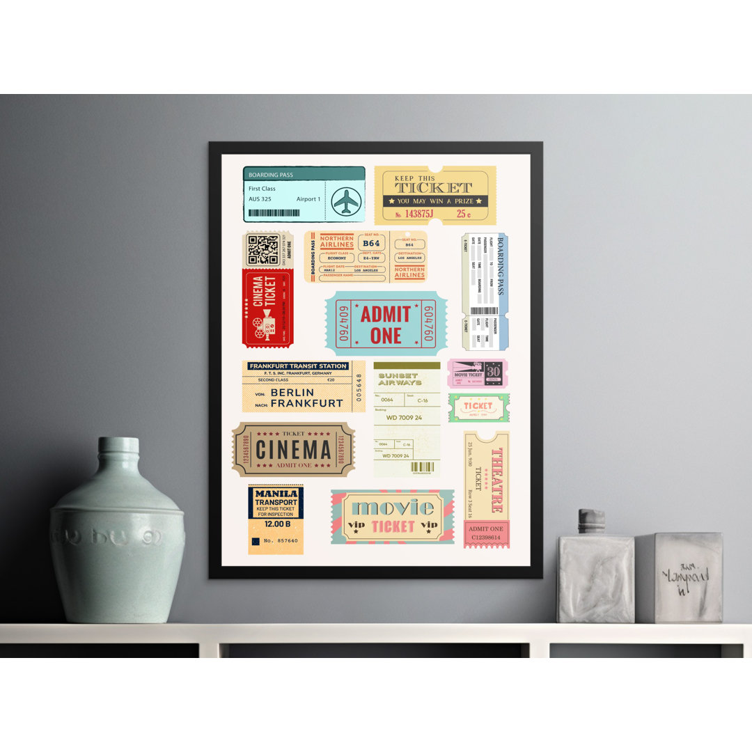 Bar Cart Decor Matte Poster