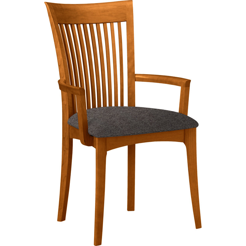 Sarah 19.25'' H Upholstered Armchair, Autumn Cherry, Slate (M10245) Fabric