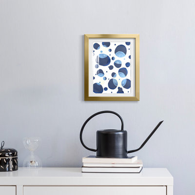 Ultramarine Orbs II -Framed Print