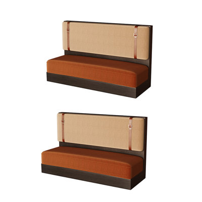 Banc rembourré en similicuir haut de gamme