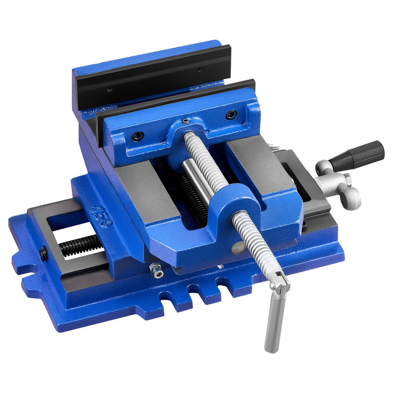 Étau de perceuse à perceuse transversale, largeur de mâchoire de 4 po, étau de banc à 2 voies X-Y, ouverture de mâchoire maximale de 3,5 po, fonte robuste, étau d'établi, pour perceuse à bois à commande numérique