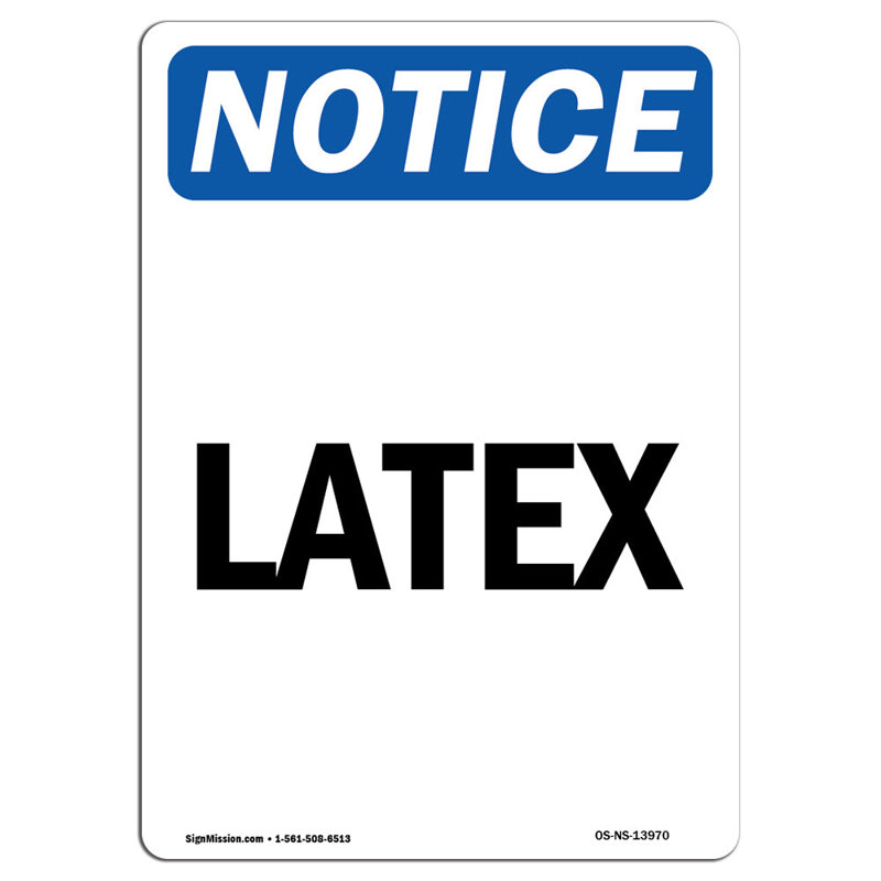 Plaque en latex 18 x 24