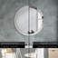 Huldar Glass Flat Wall Mirror