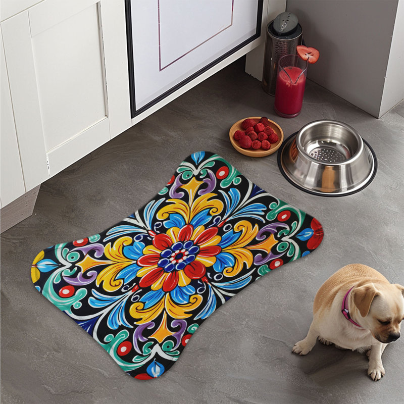 Tapis à motif d'os - 1 pièce