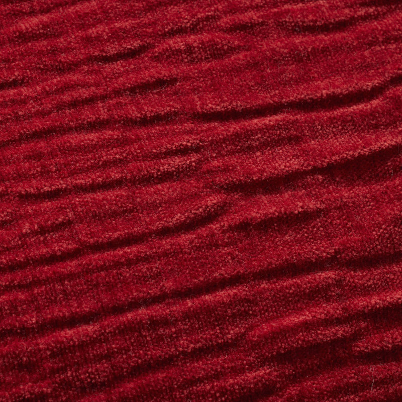 Housse de coussin rectangulaire Edan, Duvet, H 13 po x l 21 po, Rouge