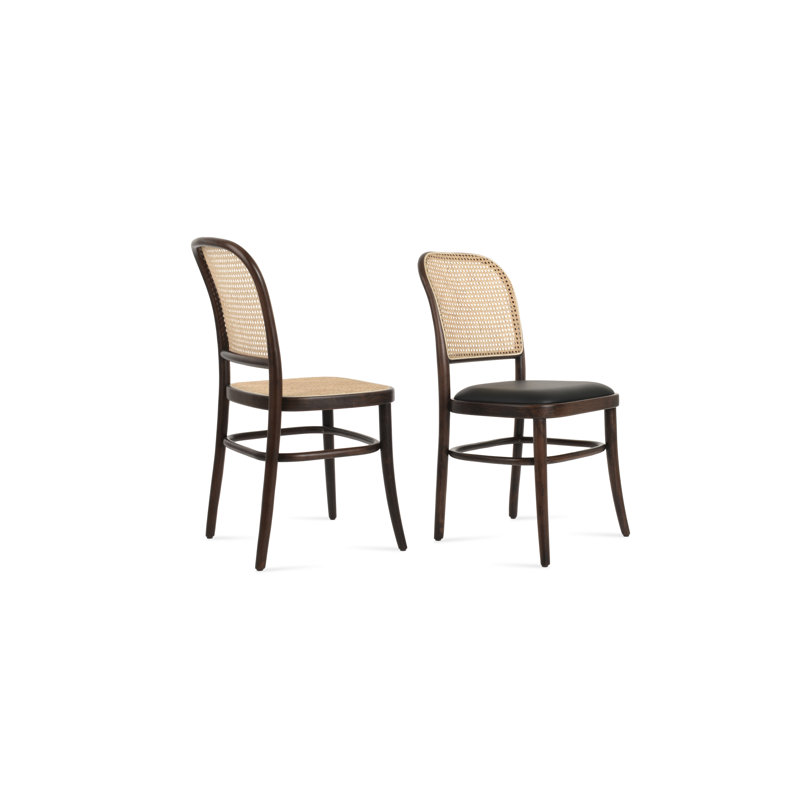 Rumi Bentwood Dining Chair with Upholstered Seat