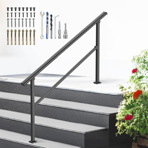 URKNO Upgrade Handrails for Outdoor Steps | Wayfair