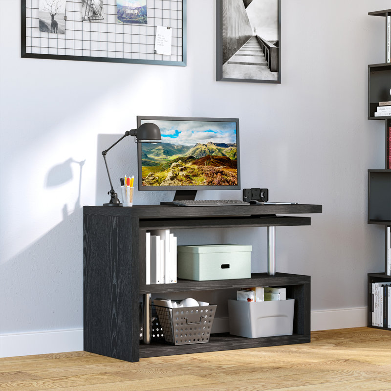Conestoga L-Shaped Computer Desk, Black