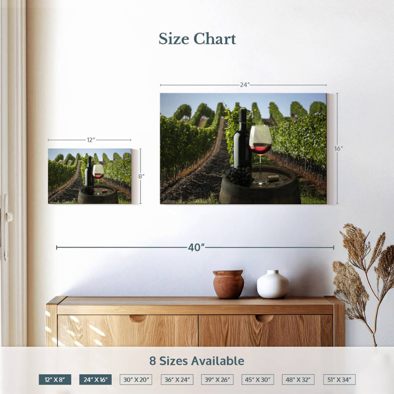 Yarlin Vineyard Wine Tasting, 16" H x 24" W