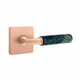 Select Round Door Lever with Square Rosette