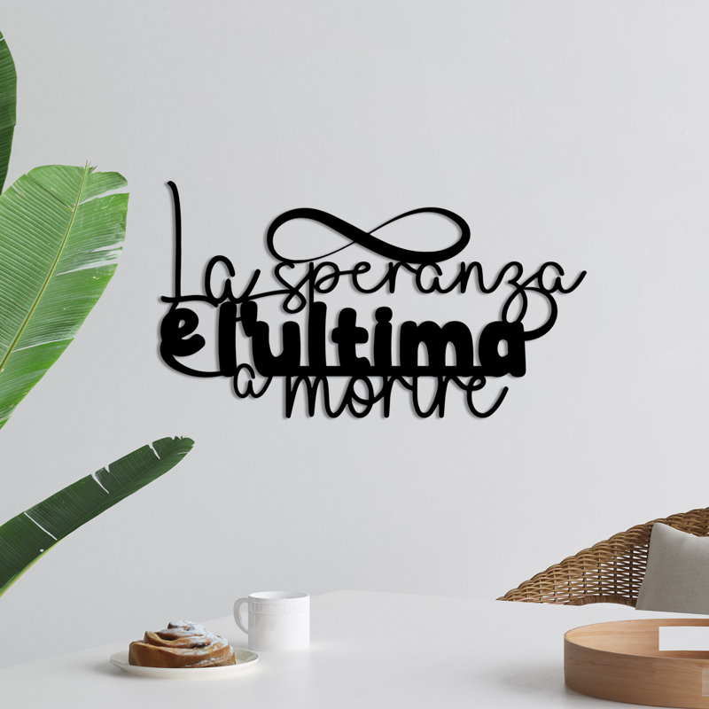 Elegant Black Metal Wall Decor, 22.0 x 12.6 inches | 100% Durable Metal Construction, Thickness: 0.06 inches | Perfect for Home, Office, or Gallery | Stylish Decorative Accessory for Any Space