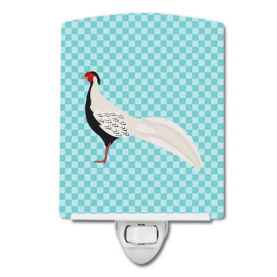 Pheasant Check Ceramic Night Light