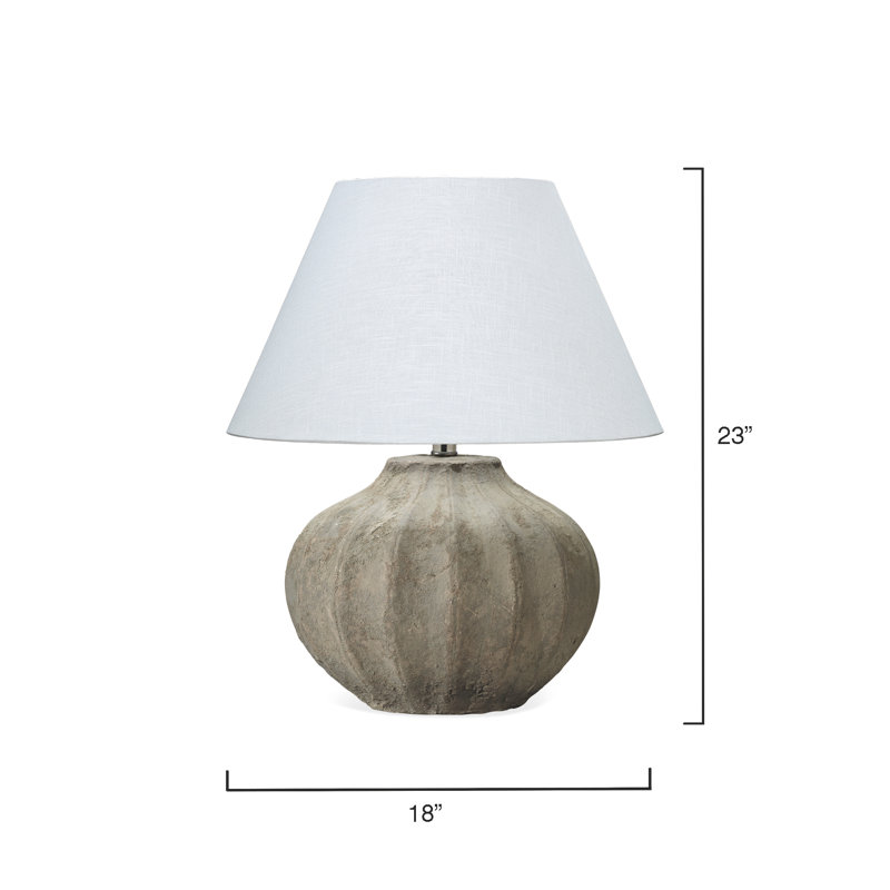 23'' Grey Table Lamp