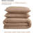 French Linen Duvet Cover Set 3Pcs With Hidden Zipper Closure Natural Flax Cotton Blend-109727234-109727229