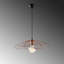 Lustre moderne en cuivre avec hauteur réglable, 19,7 po de diamètre x 43,7 po de hauteur | Corps en métal, culot E27 de 40 W maximum | Élégant luminaire pour la décoration intérieure et la salle à manger, conception élégante et originale-1694559059-1694559058