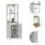 Armoire à linge à 4 tablettes-2012026250