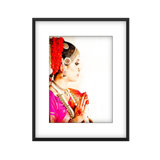 Namaste Red Print by Francis Augustine